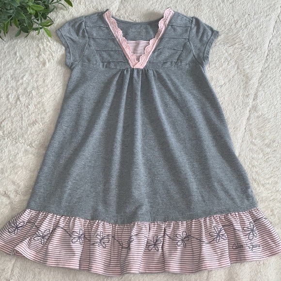 Calvin Klein Jeans Other - Calvin Klein Jeans 4 Gray & Pink Short Sleeve Dress 💕